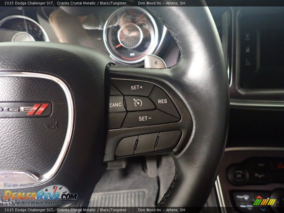 2015 Dodge Challenger SXT Granite Crystal Metallic / Black/Tungsten Photo #30