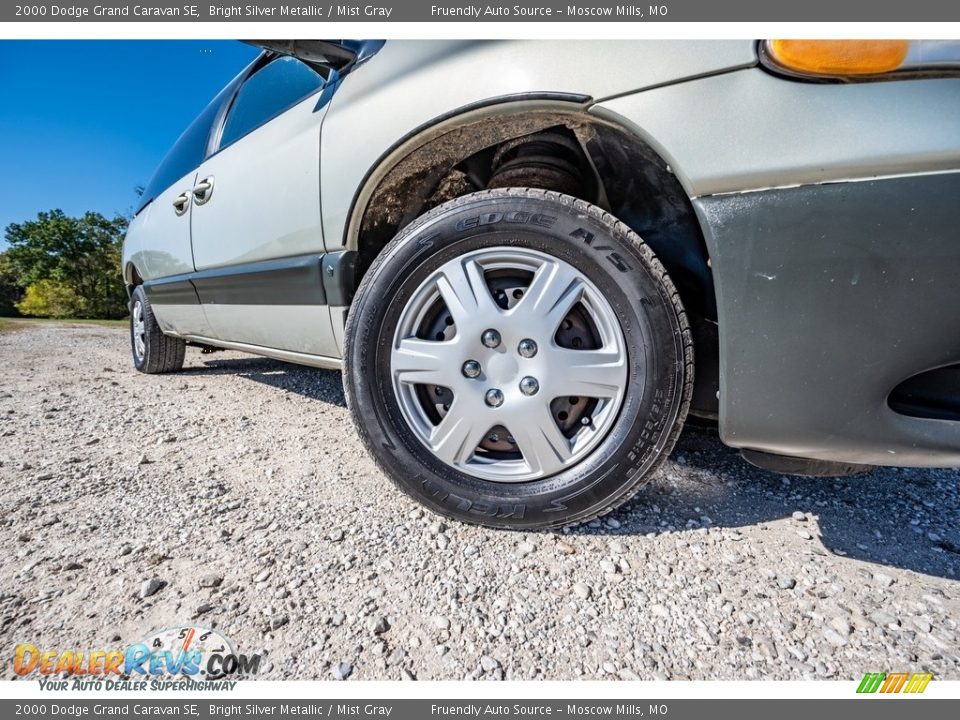 2000 Dodge Grand Caravan SE Bright Silver Metallic / Mist Gray Photo #21