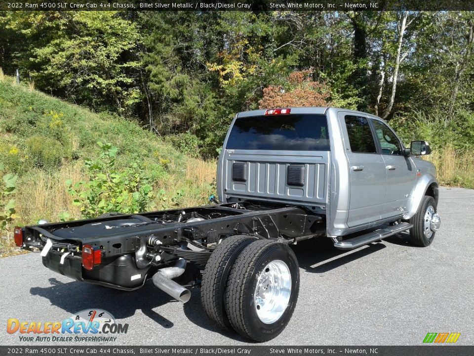 2022 Ram 4500 SLT Crew Cab 4x4 Chassis Billet Silver Metallic / Black/Diesel Gray Photo #6