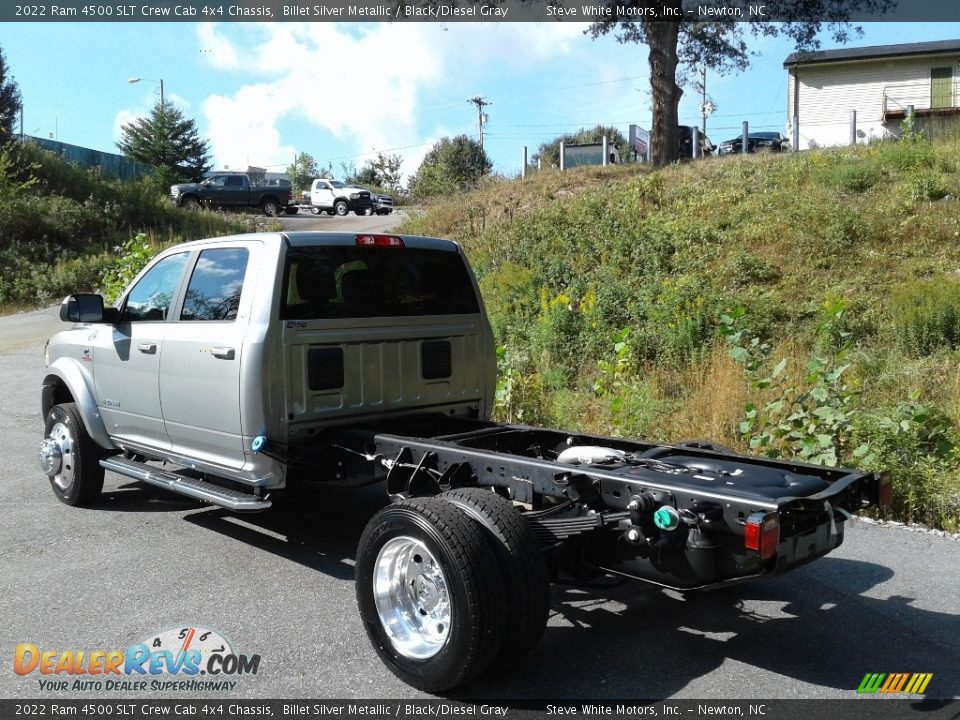 2022 Ram 4500 SLT Crew Cab 4x4 Chassis Billet Silver Metallic / Black/Diesel Gray Photo #8