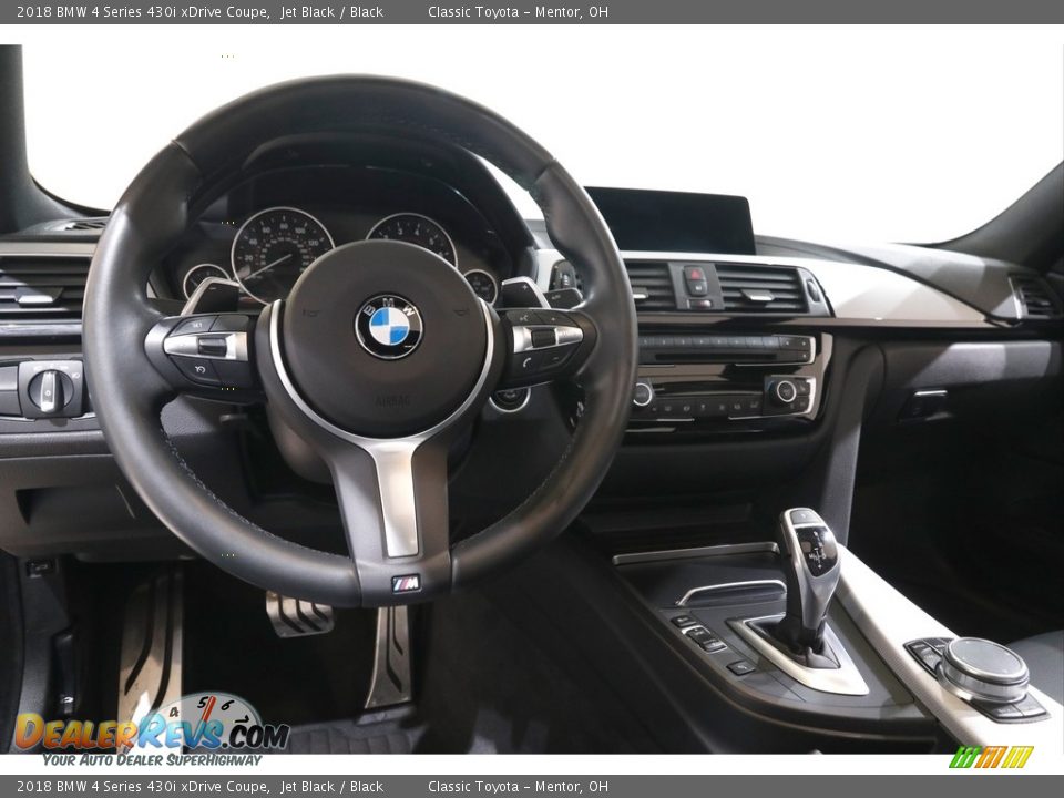 2018 BMW 4 Series 430i xDrive Coupe Jet Black / Black Photo #7