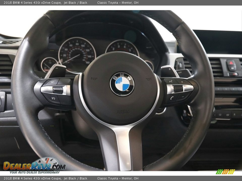 2018 BMW 4 Series 430i xDrive Coupe Jet Black / Black Photo #8