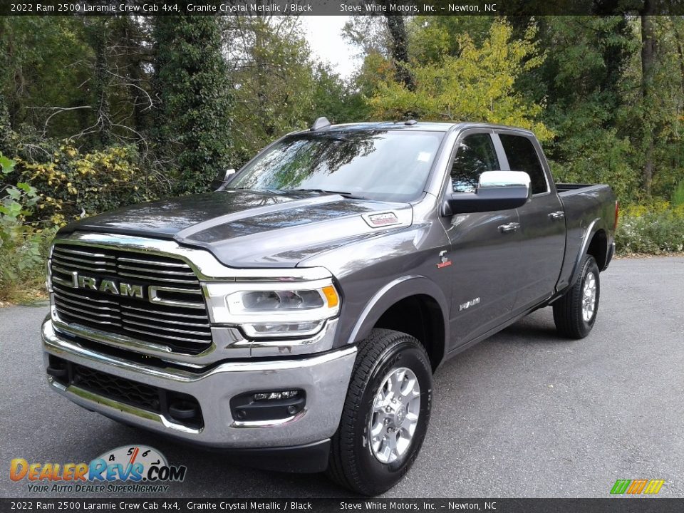 2022 Ram 2500 Laramie Crew Cab 4x4 Granite Crystal Metallic / Black Photo #2