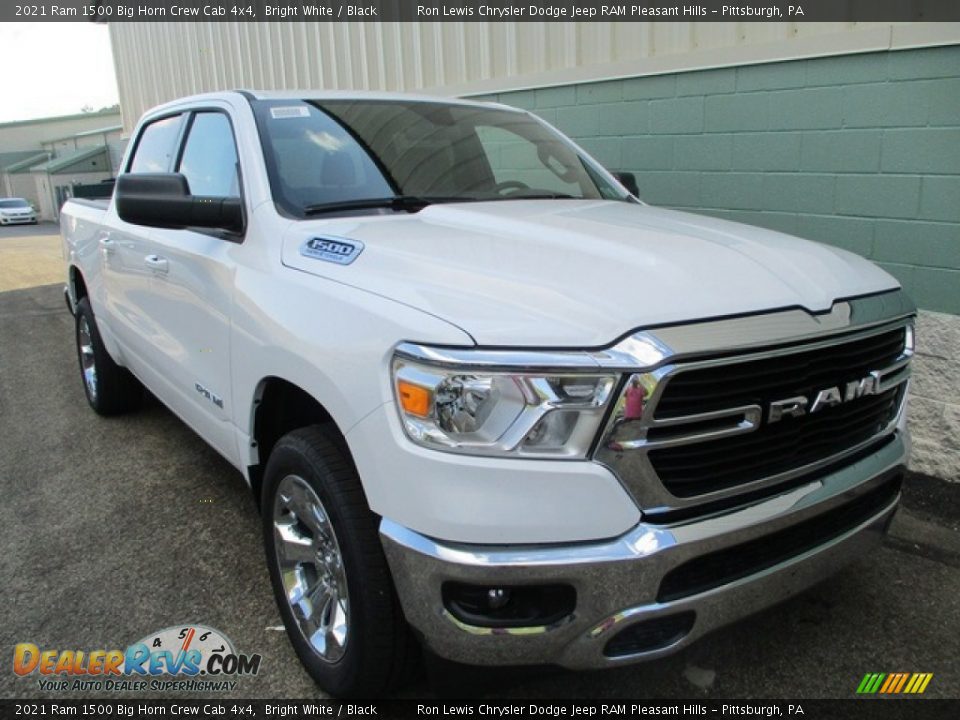 2021 Ram 1500 Big Horn Crew Cab 4x4 Bright White / Black Photo #11