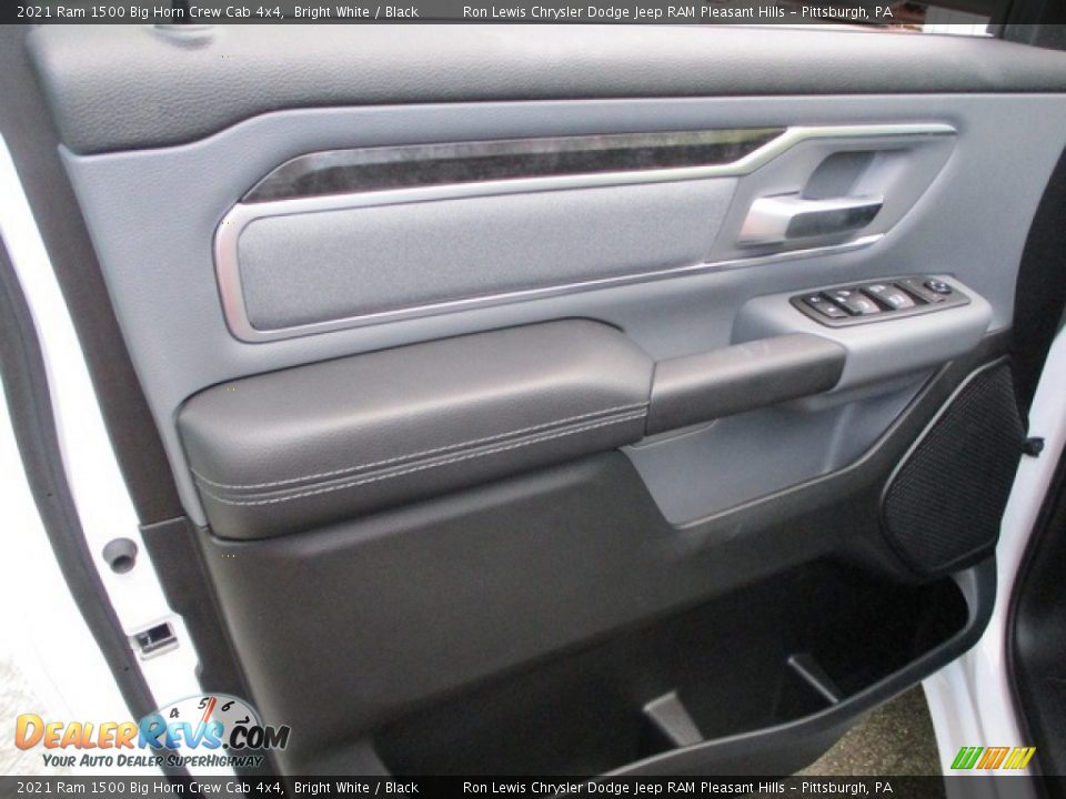 2021 Ram 1500 Big Horn Crew Cab 4x4 Bright White / Black Photo #12