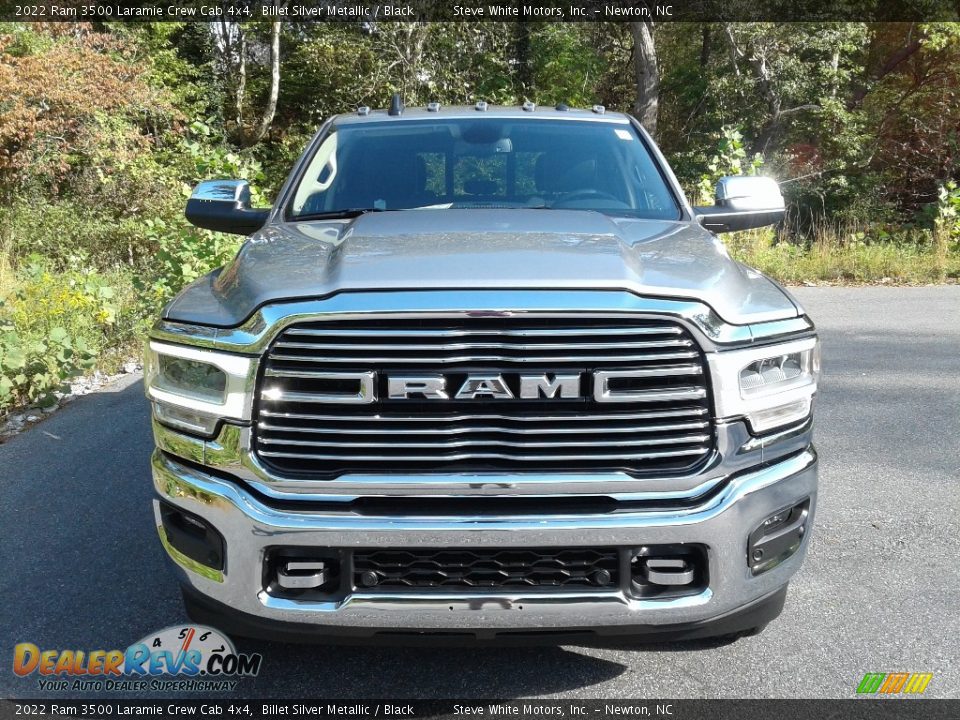 2022 Ram 3500 Laramie Crew Cab 4x4 Billet Silver Metallic / Black Photo #3