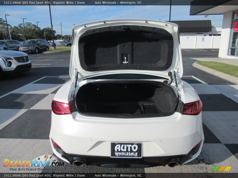 2021 Infiniti Q60 Red Sport 400 Majestic White / Stone Photo #5