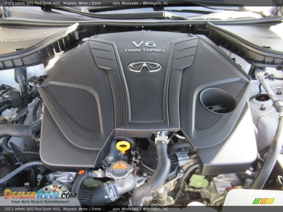 2021 Infiniti Q60 Red Sport 400 3.0 Liter Turbocharged DOHC 24-Valve VVT V6 Engine Photo #6