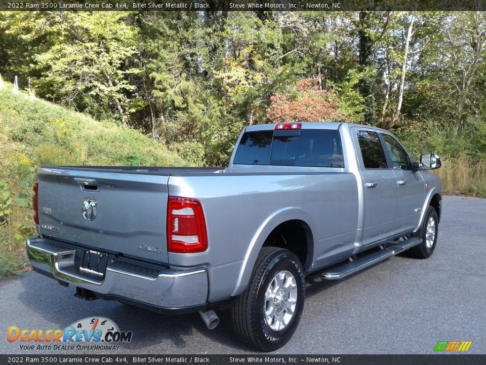 2022 Ram 3500 Laramie Crew Cab 4x4 Billet Silver Metallic / Black Photo #6