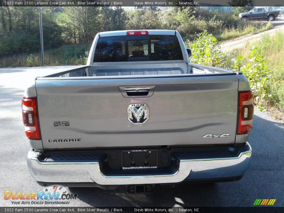 2022 Ram 3500 Laramie Crew Cab 4x4 Billet Silver Metallic / Black Photo #7