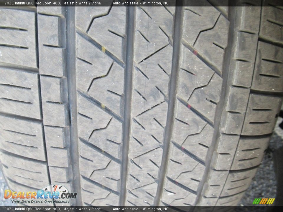2021 Infiniti Q60 Red Sport 400 Majestic White / Stone Photo #9
