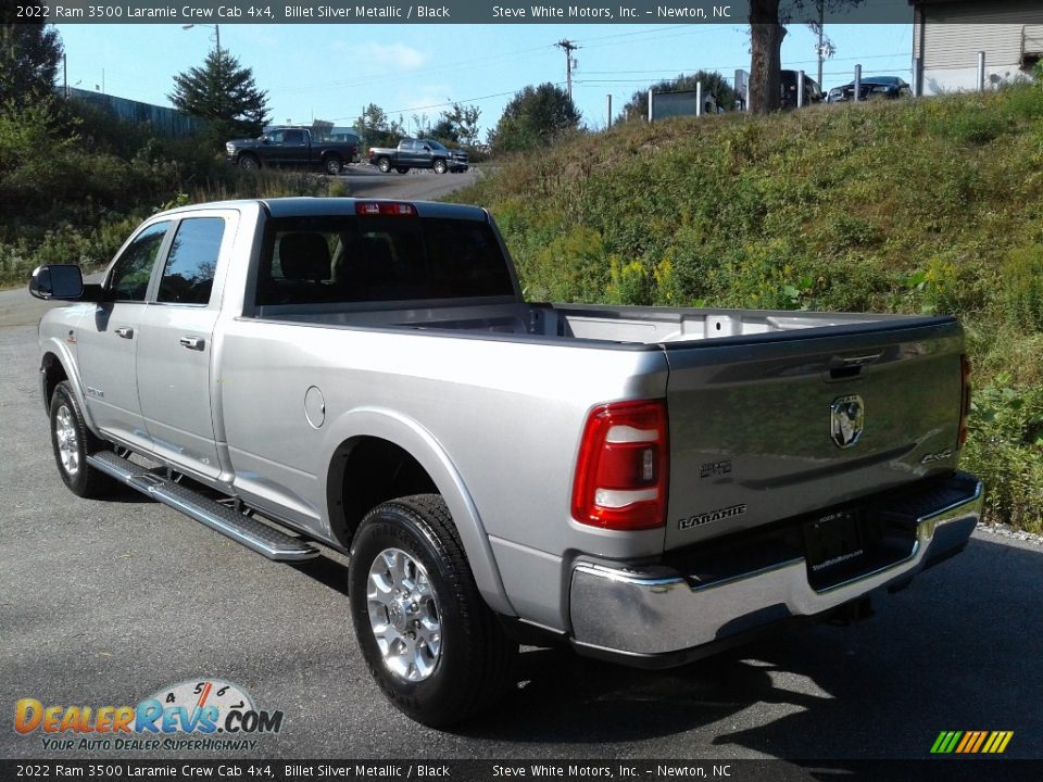 2022 Ram 3500 Laramie Crew Cab 4x4 Billet Silver Metallic / Black Photo #9