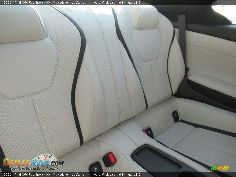 2021 Infiniti Q60 Red Sport 400 Majestic White / Stone Photo #15