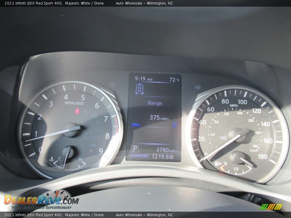 2021 Infiniti Q60 Red Sport 400 Gauges Photo #16