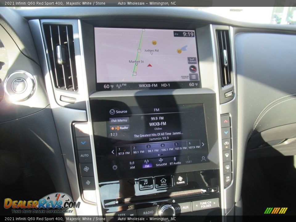 2021 Infiniti Q60 Red Sport 400 Majestic White / Stone Photo #17