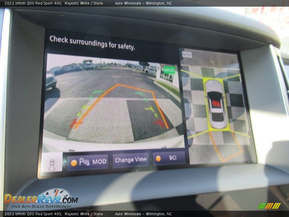 2021 Infiniti Q60 Red Sport 400 Majestic White / Stone Photo #18