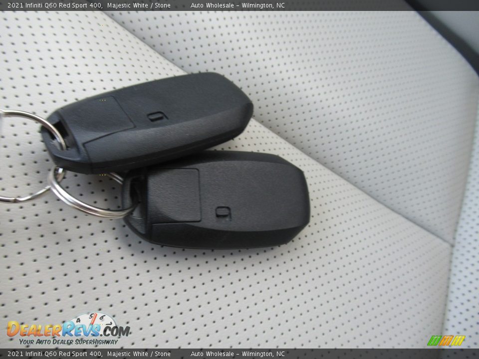 2021 Infiniti Q60 Red Sport 400 Majestic White / Stone Photo #20