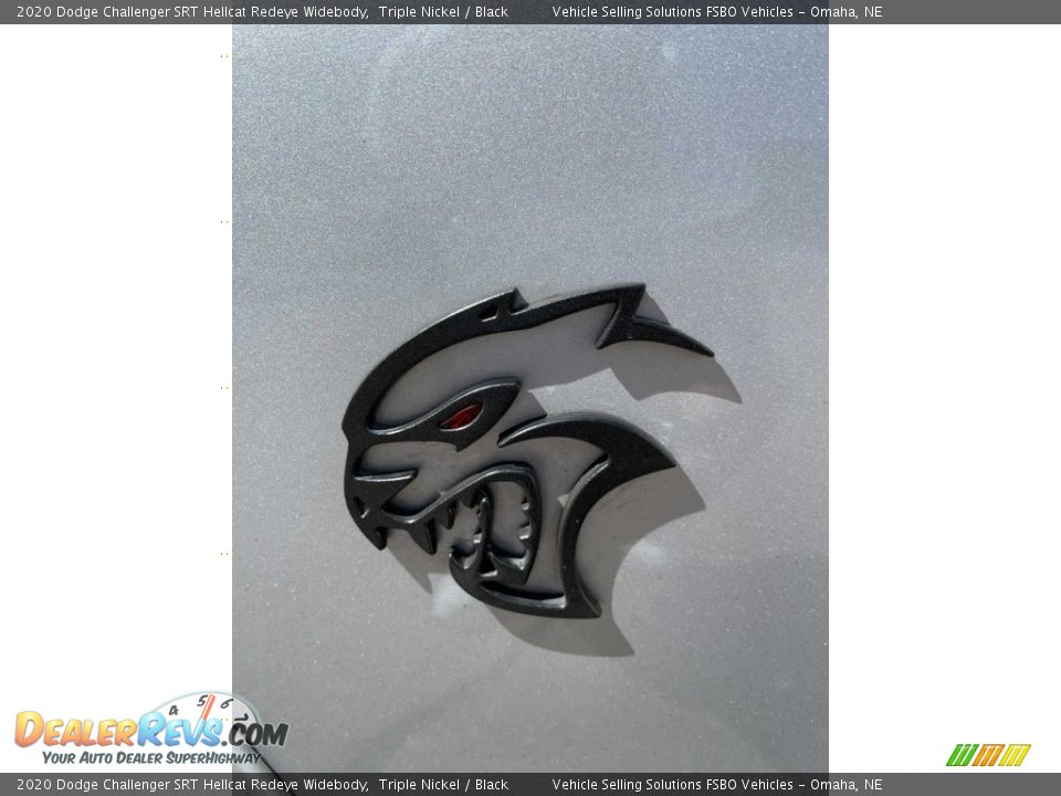 2020 Dodge Challenger SRT Hellcat Redeye Widebody Triple Nickel / Black Photo #14