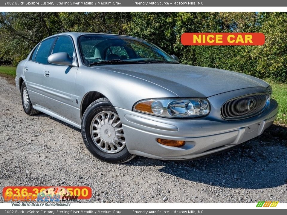 2002 Buick LeSabre Custom Sterling Silver Metallic / Medium Gray Photo #1