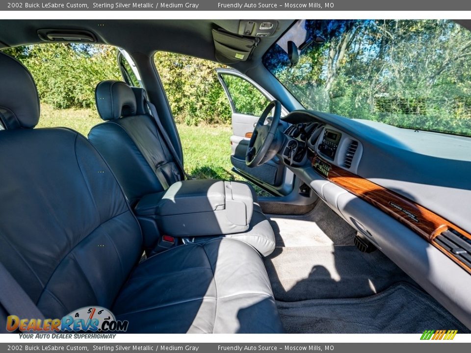 2002 Buick LeSabre Custom Sterling Silver Metallic / Medium Gray Photo #10