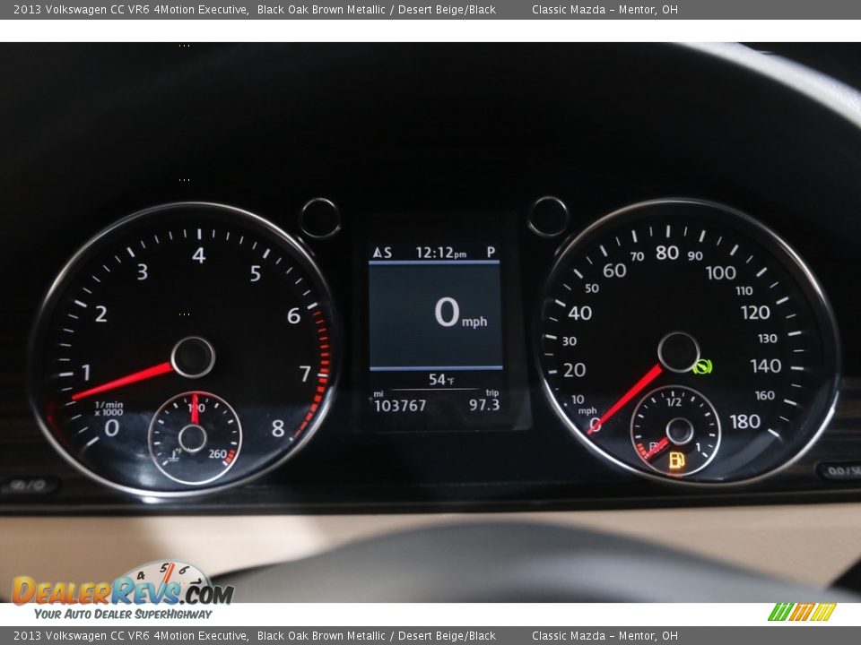 2013 Volkswagen CC VR6 4Motion Executive Black Oak Brown Metallic / Desert Beige/Black Photo #8