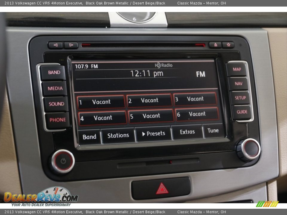 2013 Volkswagen CC VR6 4Motion Executive Black Oak Brown Metallic / Desert Beige/Black Photo #10