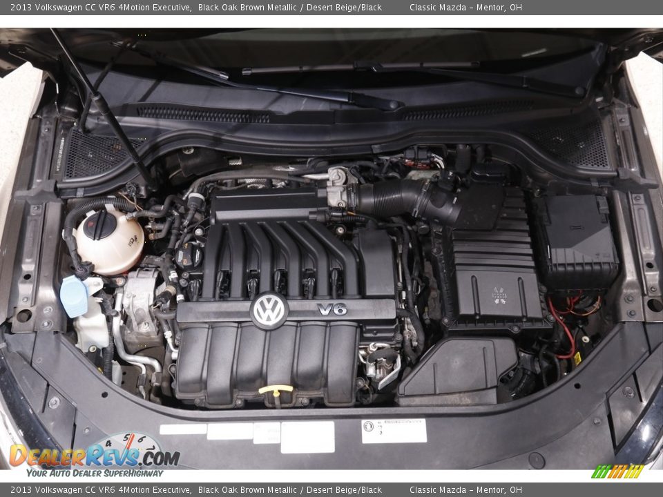 2013 Volkswagen CC VR6 4Motion Executive Black Oak Brown Metallic / Desert Beige/Black Photo #18