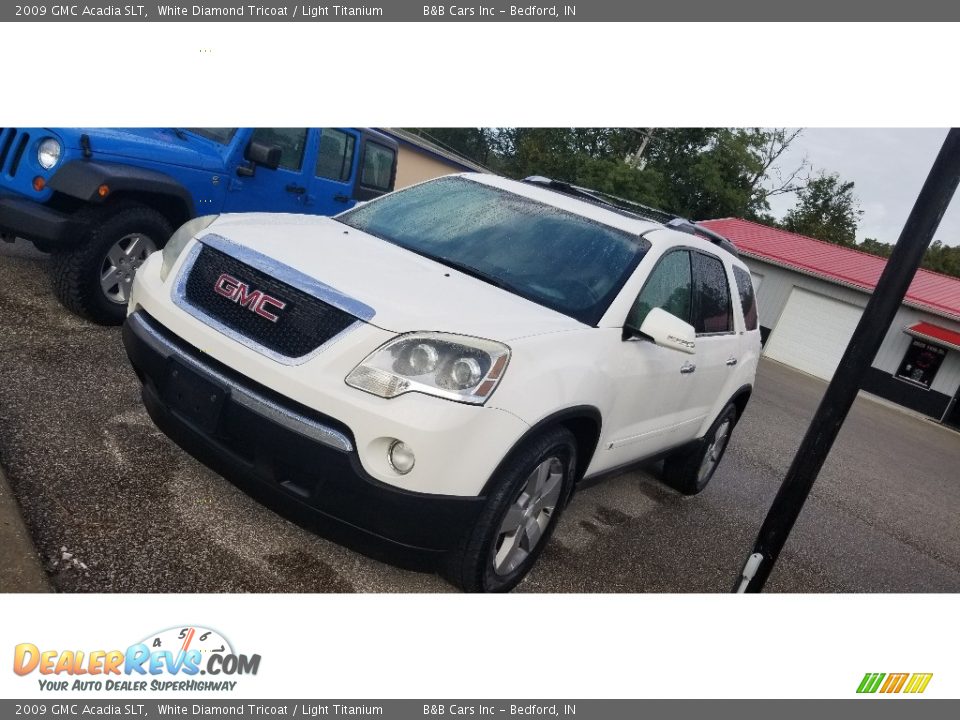 2009 GMC Acadia SLT White Diamond Tricoat / Light Titanium Photo #1