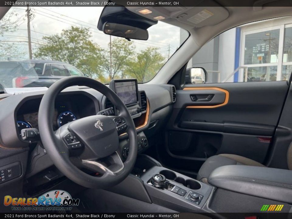 2021 Ford Bronco Sport Badlands 4x4 Shadow Black / Ebony Photo #3