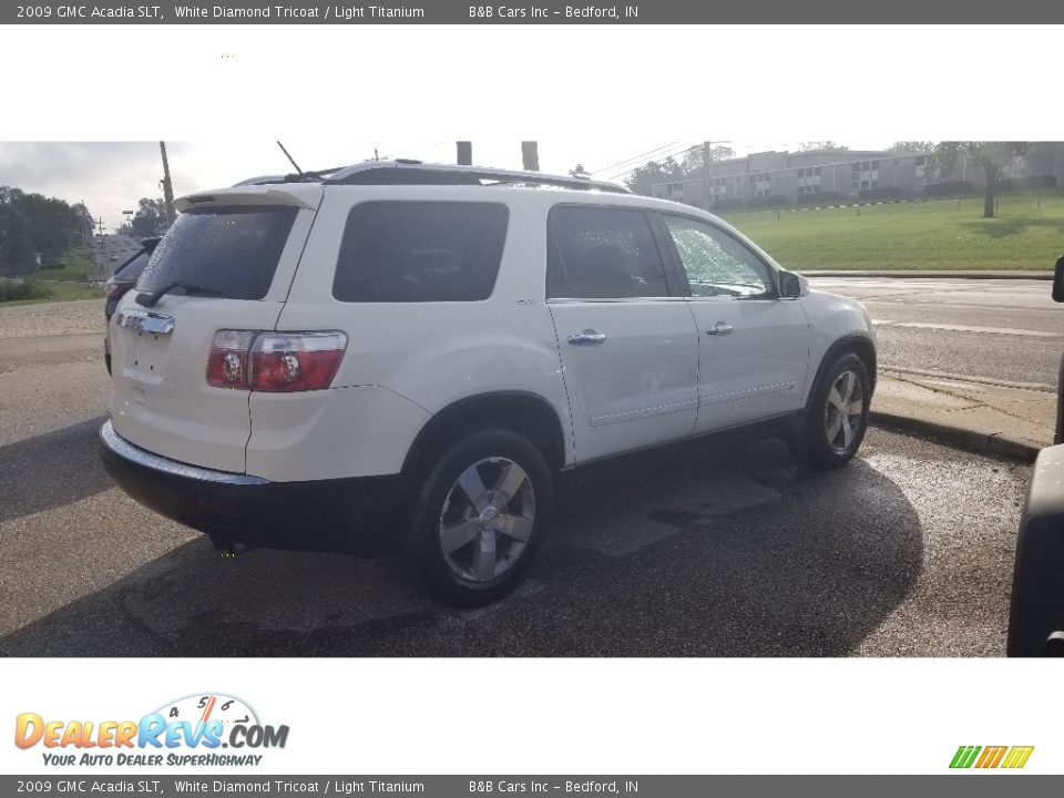 2009 GMC Acadia SLT White Diamond Tricoat / Light Titanium Photo #6