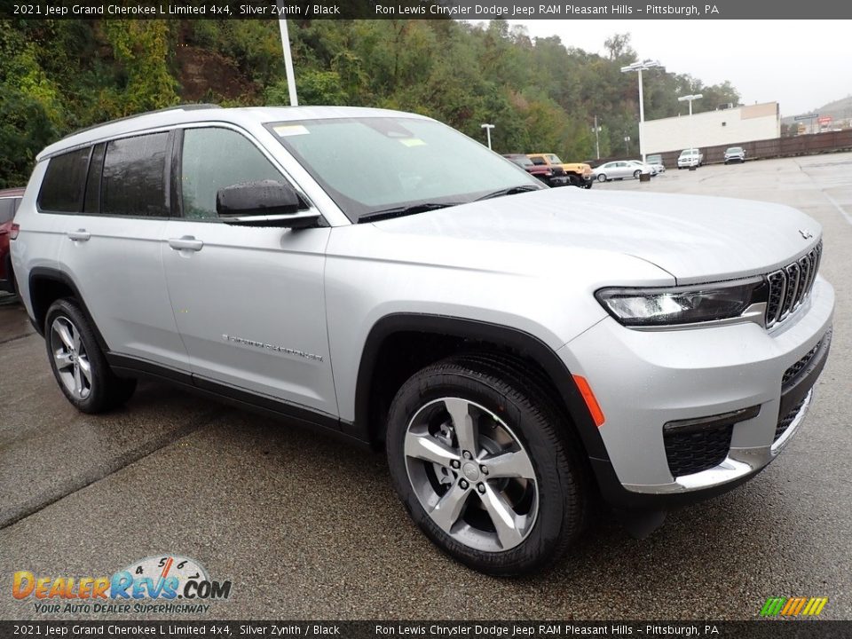 2021 Jeep Grand Cherokee L Limited 4x4 Silver Zynith / Black Photo #8