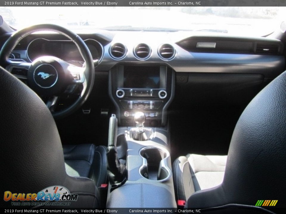 2019 Ford Mustang GT Premium Fastback Velocity Blue / Ebony Photo #13