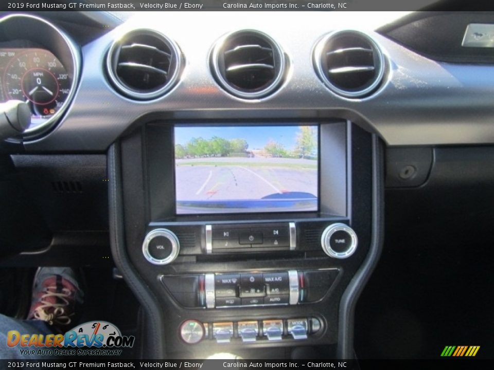 2019 Ford Mustang GT Premium Fastback Velocity Blue / Ebony Photo #16