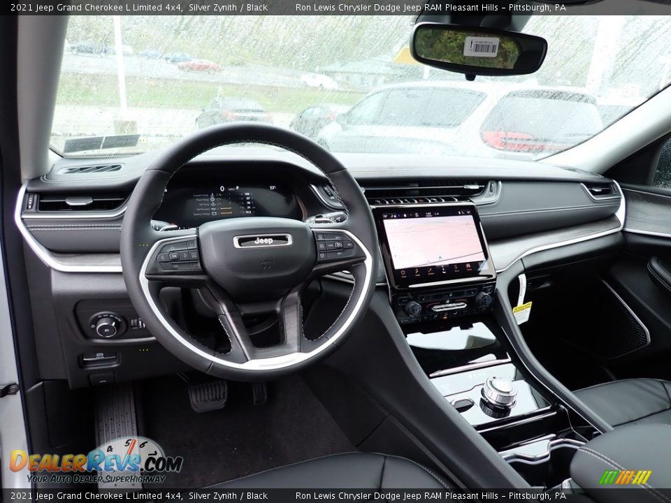 2021 Jeep Grand Cherokee L Limited 4x4 Silver Zynith / Black Photo #13