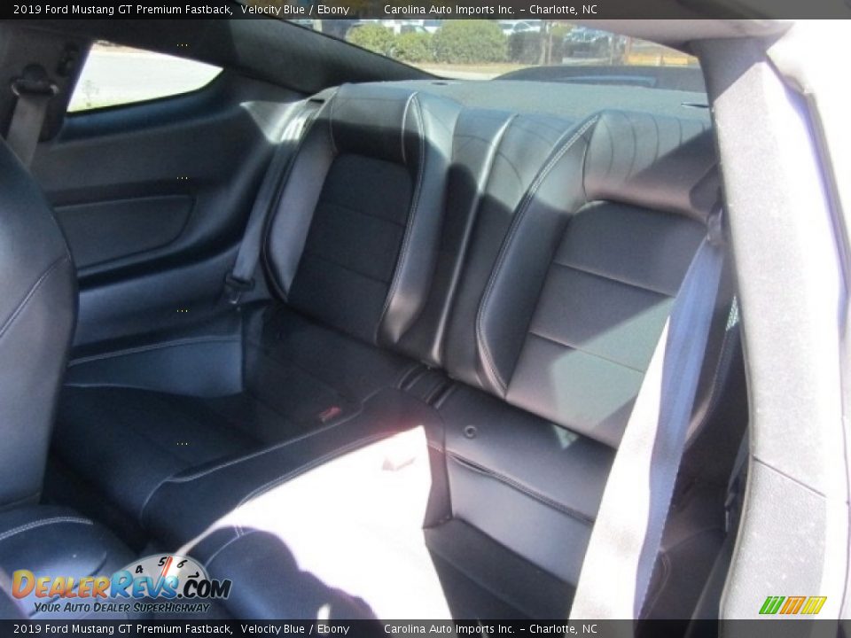 2019 Ford Mustang GT Premium Fastback Velocity Blue / Ebony Photo #20