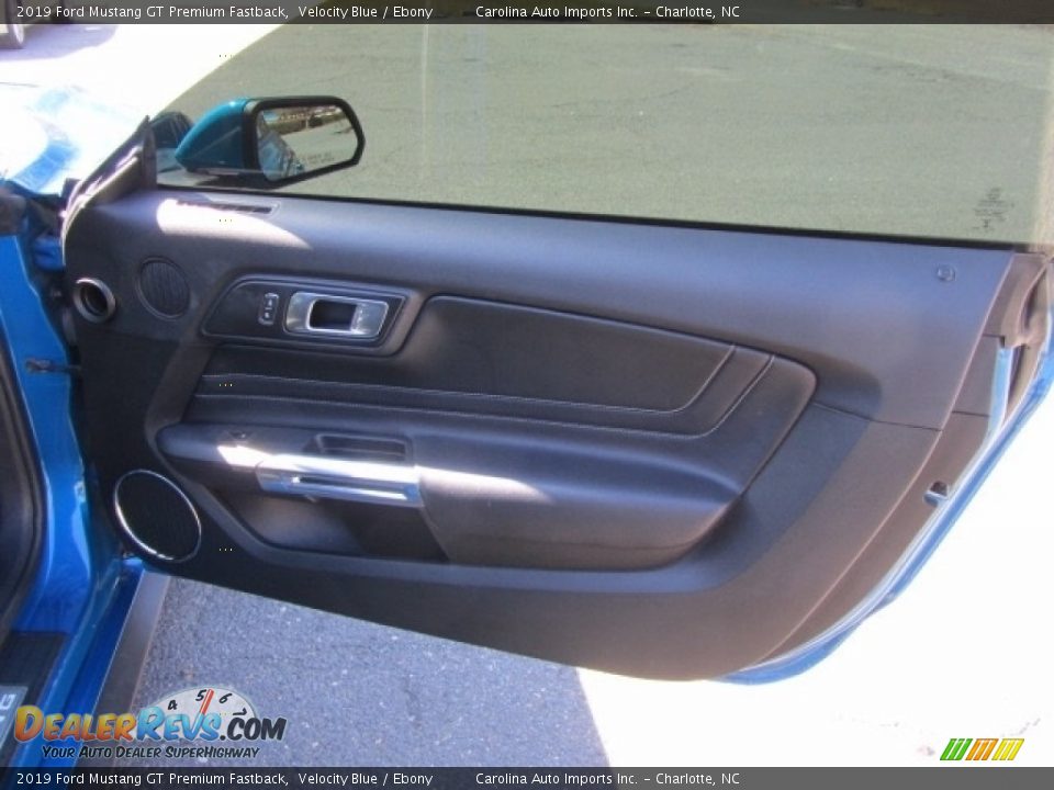 2019 Ford Mustang GT Premium Fastback Velocity Blue / Ebony Photo #23
