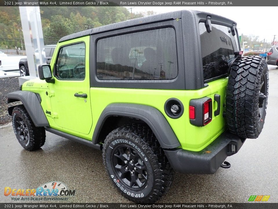 2021 Jeep Wrangler Willys 4x4 Limited Edition Gecko / Black Photo #3