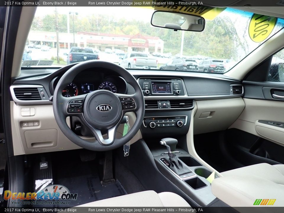 Beige Interior - 2017 Kia Optima LX Photo #13