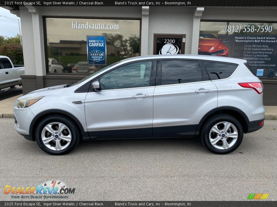 2015 Ford Escape SE Ingot Silver Metallic / Charcoal Black Photo #1