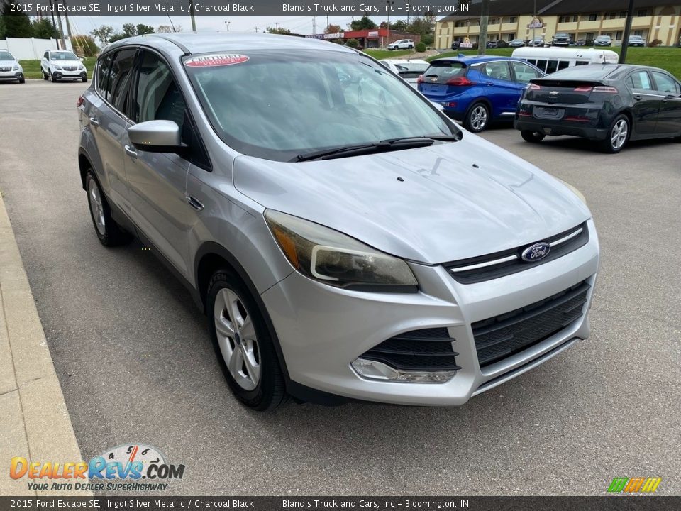 2015 Ford Escape SE Ingot Silver Metallic / Charcoal Black Photo #4