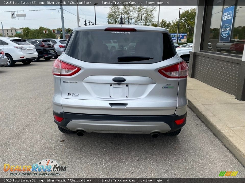 2015 Ford Escape SE Ingot Silver Metallic / Charcoal Black Photo #6