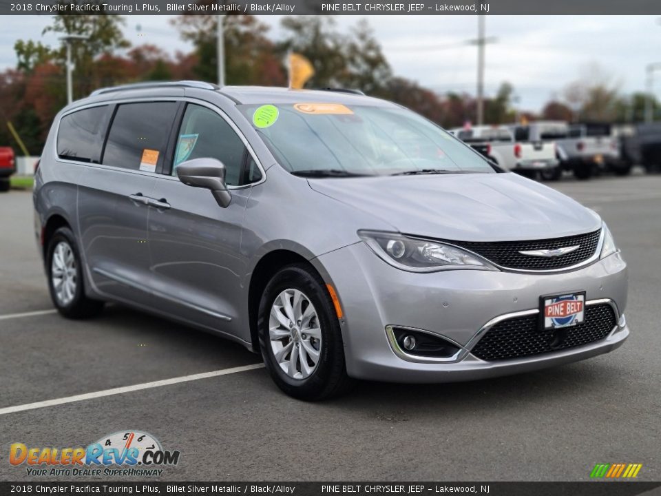 2018 Chrysler Pacifica Touring L Plus Billet Silver Metallic / Black/Alloy Photo #23