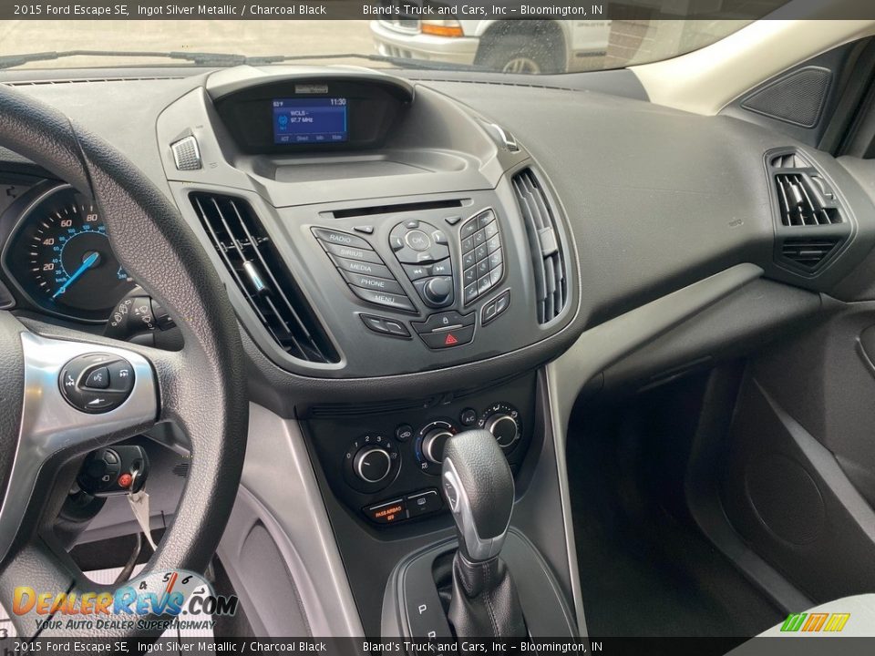 2015 Ford Escape SE Ingot Silver Metallic / Charcoal Black Photo #22