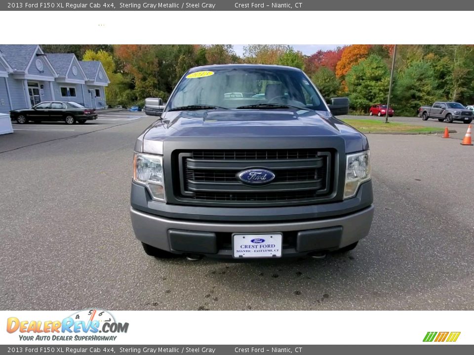 2013 Ford F150 XL Regular Cab 4x4 Sterling Gray Metallic / Steel Gray Photo #2