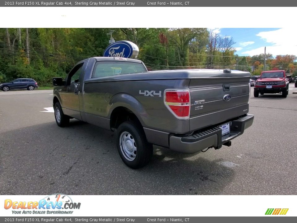 2013 Ford F150 XL Regular Cab 4x4 Sterling Gray Metallic / Steel Gray Photo #5