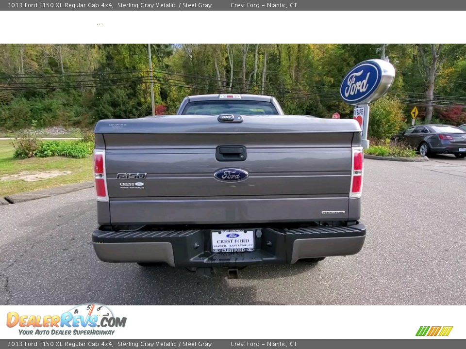 2013 Ford F150 XL Regular Cab 4x4 Sterling Gray Metallic / Steel Gray Photo #6