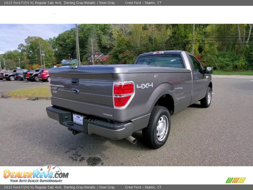 2013 Ford F150 XL Regular Cab 4x4 Sterling Gray Metallic / Steel Gray Photo #7