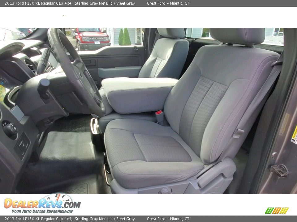 Front Seat of 2013 Ford F150 XL Regular Cab 4x4 Photo #12
