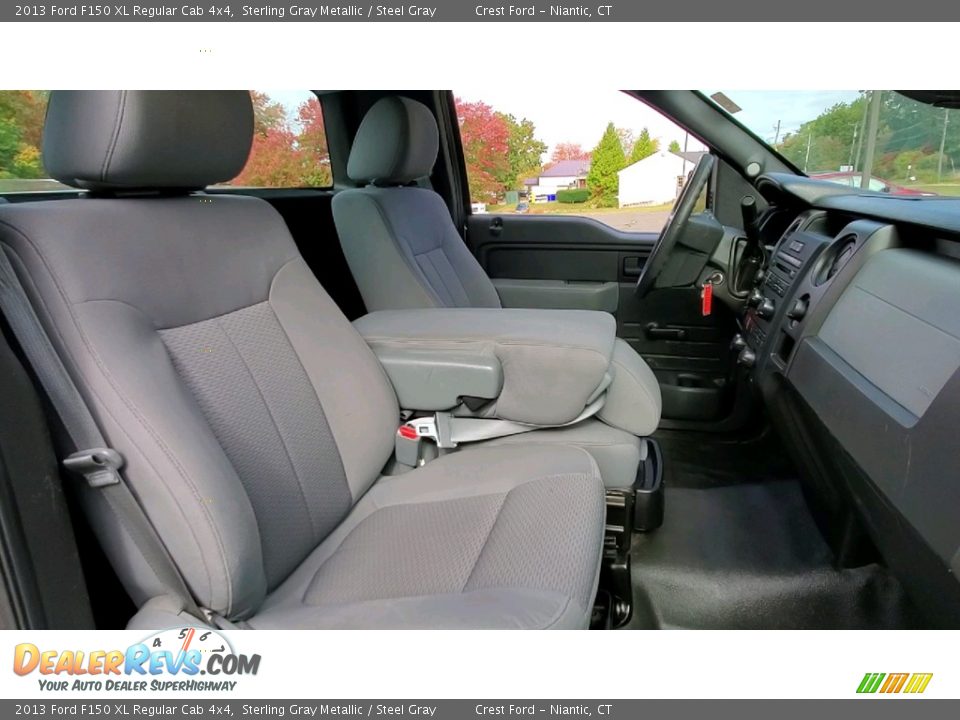 Front Seat of 2013 Ford F150 XL Regular Cab 4x4 Photo #21