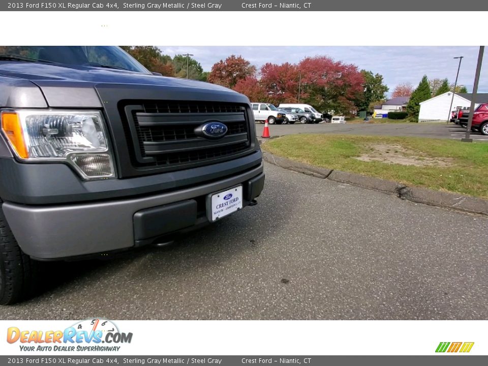 2013 Ford F150 XL Regular Cab 4x4 Sterling Gray Metallic / Steel Gray Photo #25